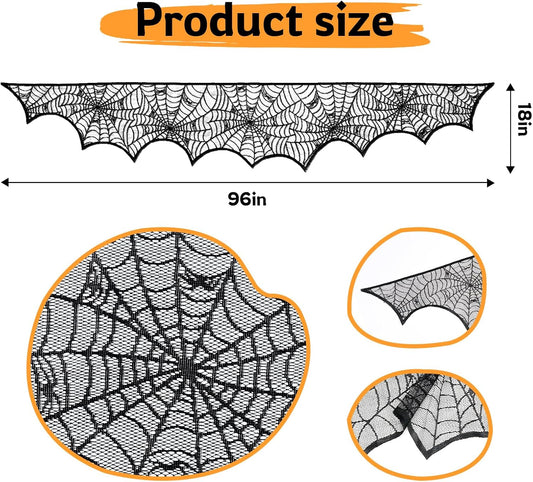 18 x 96 inch dimensions sized for standard mantels