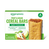 Amazon Grocery Apple Cinnamon Cereal Bars – Portion-Controlled Pantry Staple for Balanced Snack Planning, Pack of 4