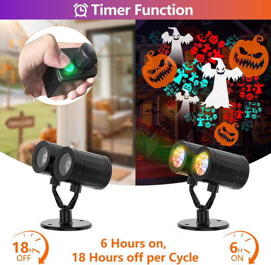 built-in smart timer with 6 hours on / 18 hours off cycle and dusk-friendly auto-activation
