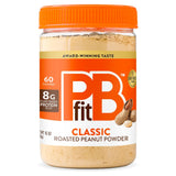 PBfit Classic Peanut Butter Powder – Quick Office Breakroom Shake Mix for Busy Workdays, 8g Plant Protein