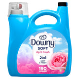 Downy Soft 2 in 1 Softener and Freshener Clean Breeze, 140 fl oz 2-Pack, Busy Family Laundry Solution for Kids Clothes and School Uniforms