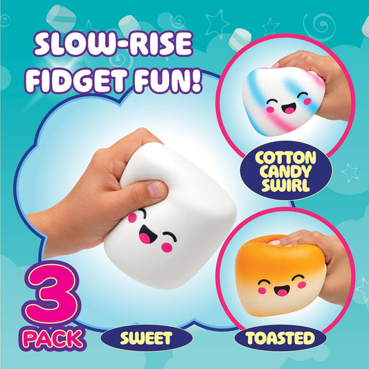each marshmallow is infused with a unique sweet scent