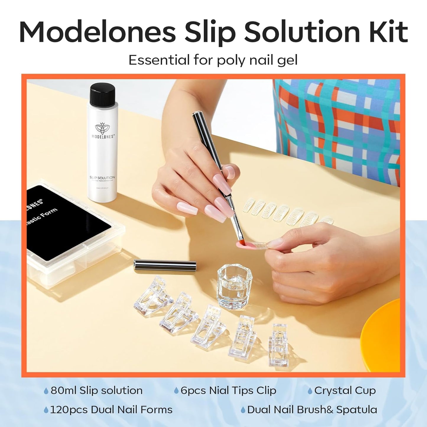 Modelones Poly Extension Gel Slip Solution – Compact Dual-Ended Tool for Intentional Small-Space Living