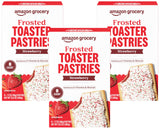 Amazon Grocery Frosted Pastries Strawberry 13.5 Oz – One-Box Breakfast Solution for Intentional Meal Prep