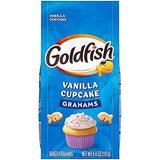 Goldfish Grahams Baked Treats for Kids' After-School Snack Time, Multi-Flavor Pack