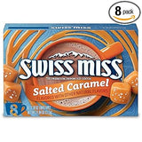 Swiss Miss Salted Caramel Halloween Hot Cocoa – Affordable Seasonal Gift Basket Addition for Coworkers and Neighbors, 8 Packets