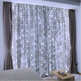 ZSJWL 300 LED Curtain Fairy Lights, 9.8 × 9.8 Ft Pink and Purple Color Variants for Girls Room Valentine's Day Gift and Holiday Present