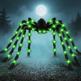 Anditoy Scary Realistic Hairy Spider – Foldable Outdoor Halloween Yard Decor for Patio, Garden and Outdoor Dining Areas