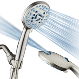 AquaCare 6 ft Handheld Shower Head, Power Wash Massage – Therapeutic Soothing Spray for Sore Muscles
