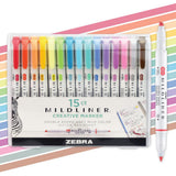 Zebra Pen MILDLINER Assorted Highlighter Pack – Streamlined Creative Essential for Capsule Stationery Collections