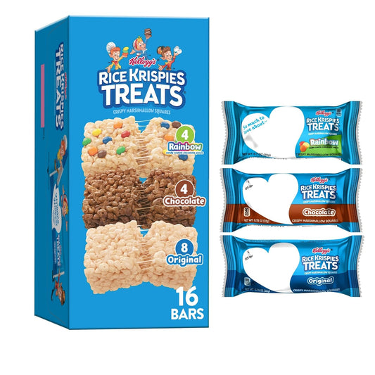 16 individually wrapped crispy marshmallow squares per 12.1oz box