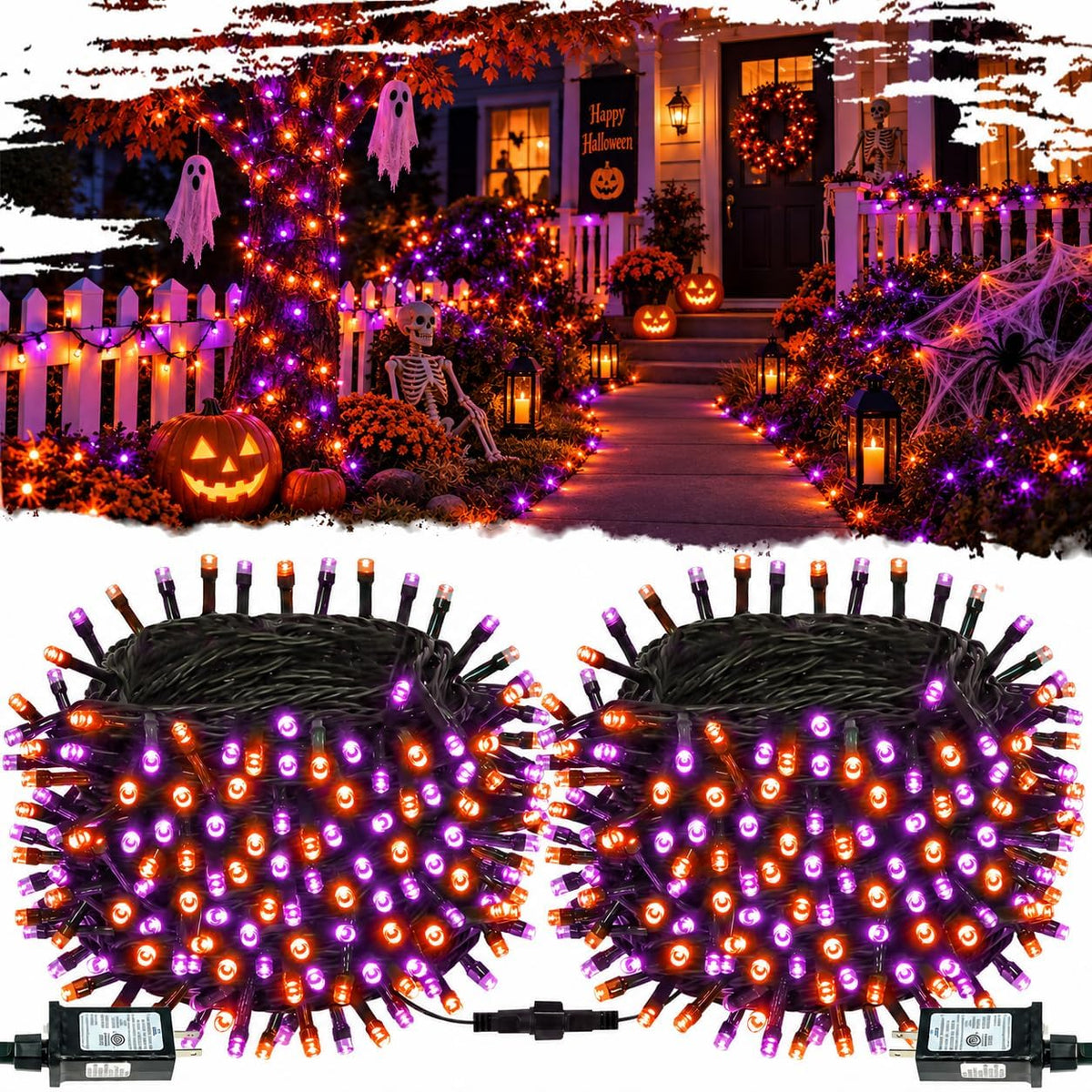 2-pack totaling 164ft with 400 individual led bulbs