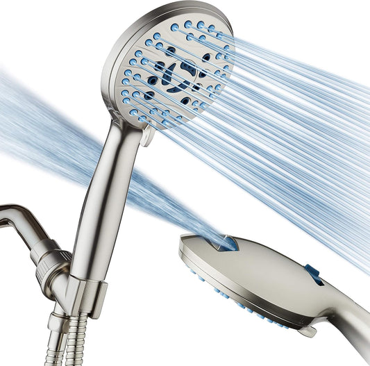 advanced 8-setting 5-zone powerhead with rain and massage modes