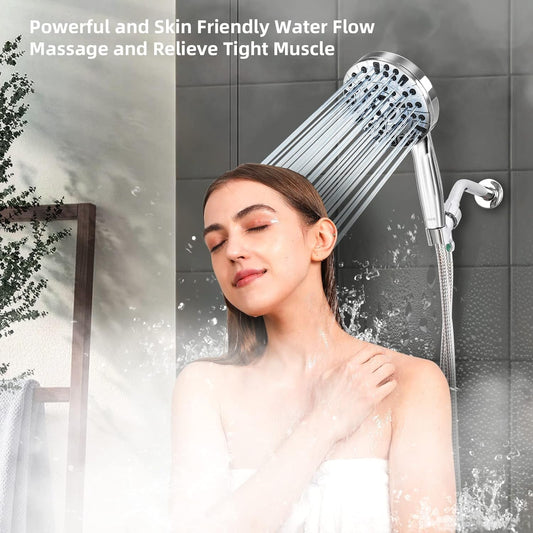 air-induction high-pressure technology with 5.04-inch spray panel and 63 self-cleaning rubber nozzles