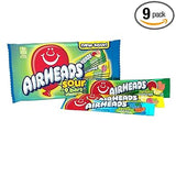 Airheads Sour Individually Wrapped Bars – Halloween Care Package Snack and Dorm Room Care Box Essential