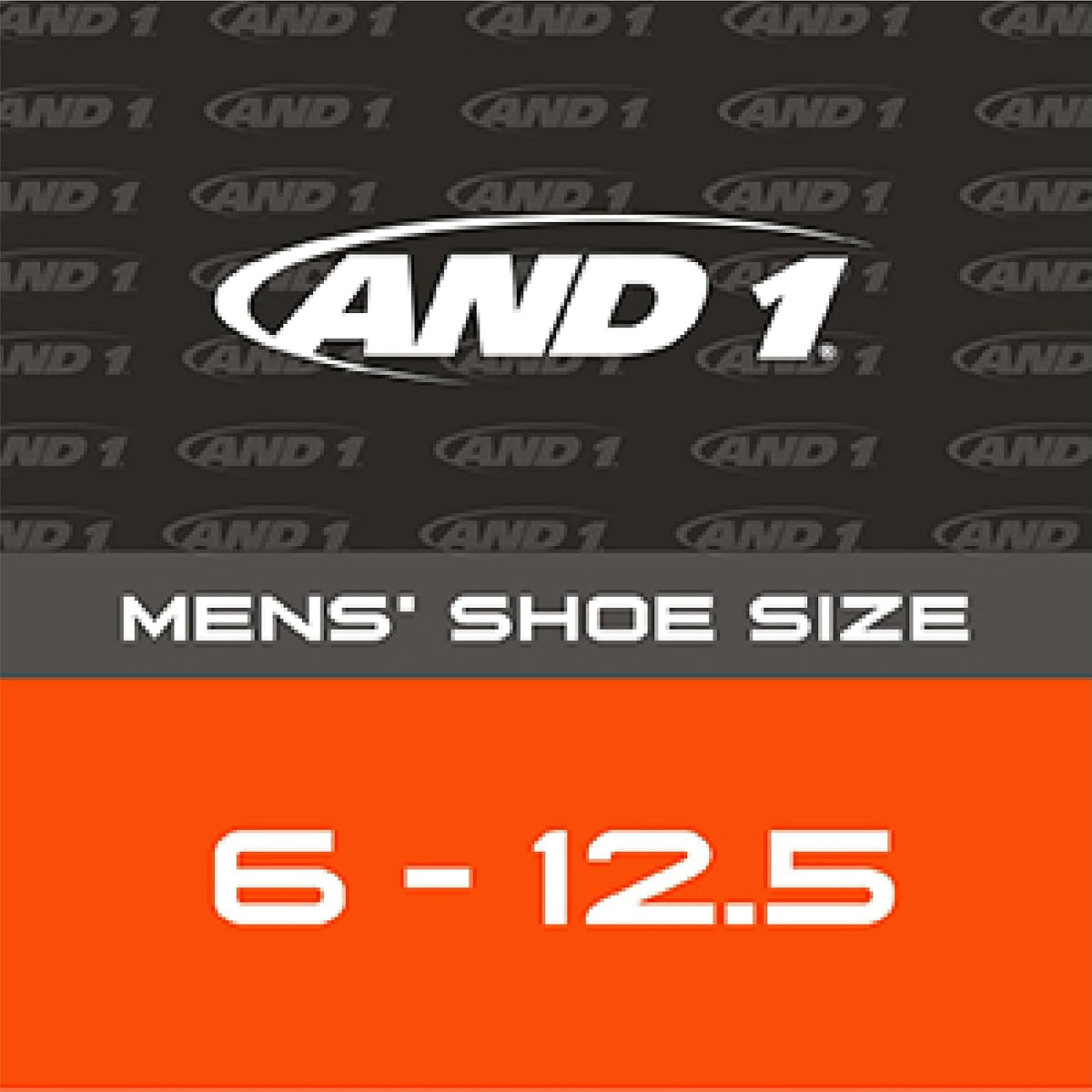 AND1 Mens Crew Socks 12 Pack – Breathable Cushioned Socks for Patio Lounging and Park Runs