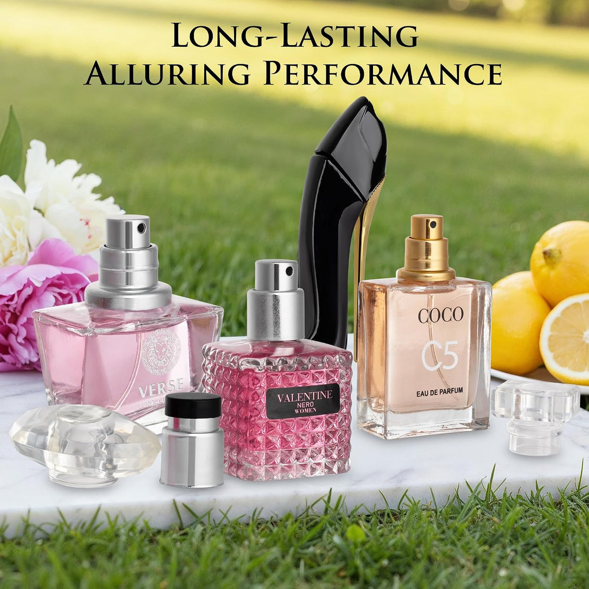 Aromatic Perfume Discovery Set for Her – 4 Long Lasting 30ml Scents to Match Mood, from Calming Florals to Warm Gourmands