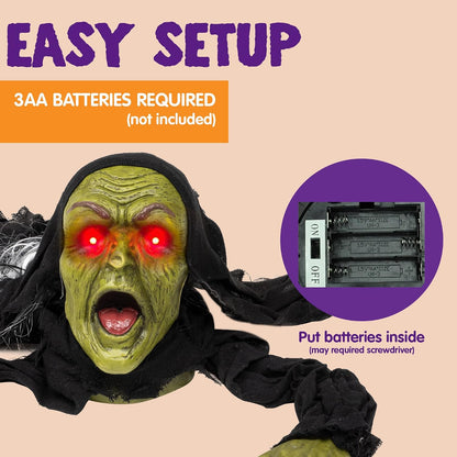 battery powered (requires 3 aa batteries, not included)