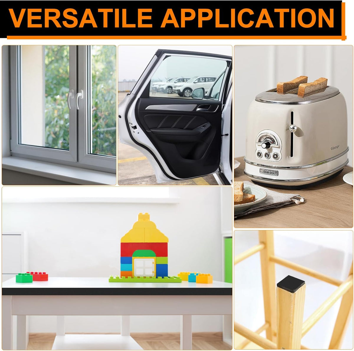 [Brand Name] Foam Door Seal – Lead-Free, Non-Toxic Insulation for Bedrooms, Nurseries, and Family Living Spaces