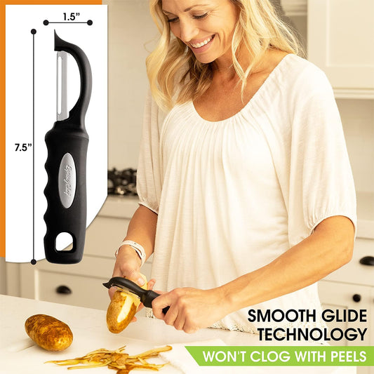 built-in blemish remover integrated into the blade head