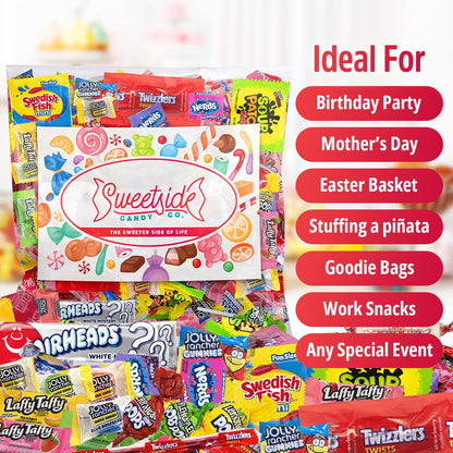 Bulk Candy Individually Wrapped 5lb – Classroom Rewards and Kids' Party Favors for Ages 3+