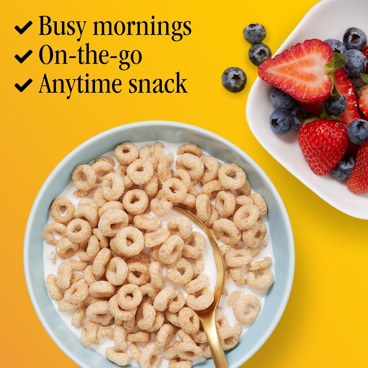 Cheerios Toasted Oat Cereal – Lunchbox Ready Portable Snack for School Age Children and Family Pantry, 8.9 oz Travel Box