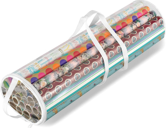 clear vinyl/pvc construction for full 360-degree visibility of contents