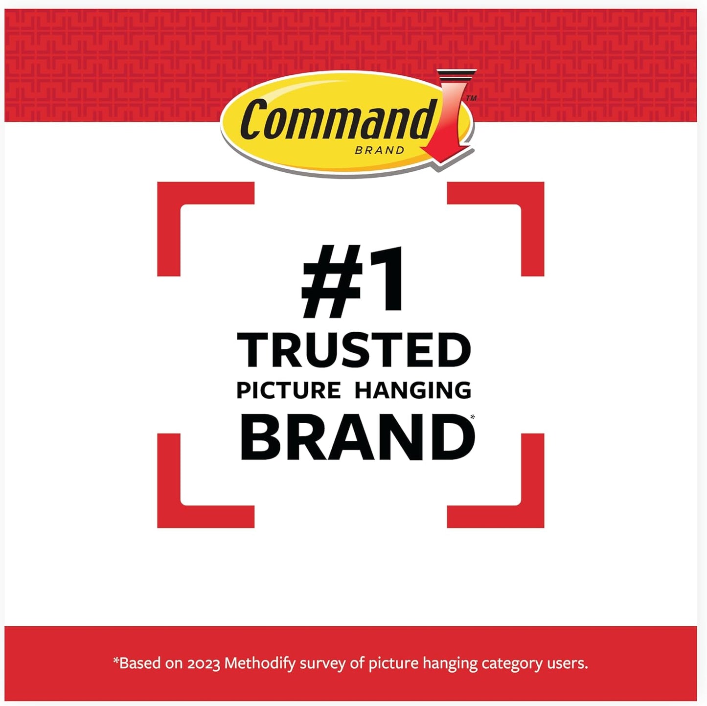 Command 20 Lb XL Heavyweight Picture Hanging Strips, No Drill No Nails Wall Hanger Safe for Kids Bedrooms and Pet Friendly Homes, 8 Pairs White Adhesive Strips