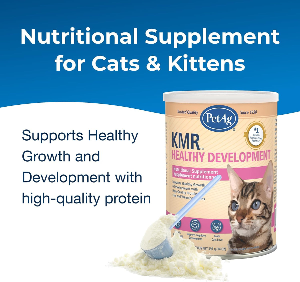 contains omega-6 fatty acids to promote healthy skin and coat
