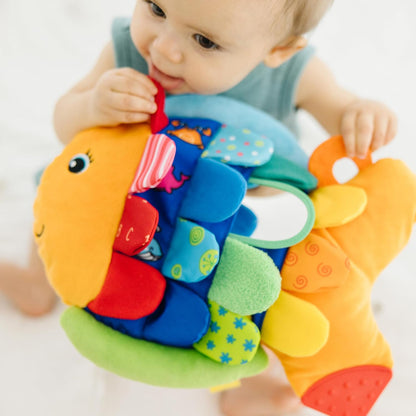 crinkle fabric body for auditory sensory stimulation