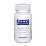 Pure Encapsulations D3 K2 Capsules – Practitioner-Trusted Formula Free from Common Allergens