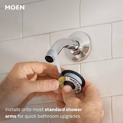 dual handheld and wall-mounted design with standard 1/2-inch ips threaded connection