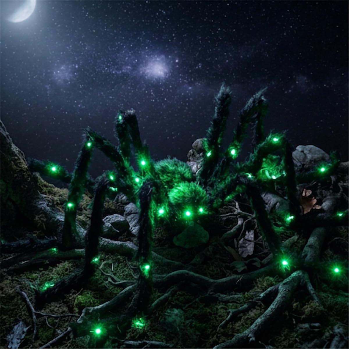 hairy textured body for realistic arachnid appearance