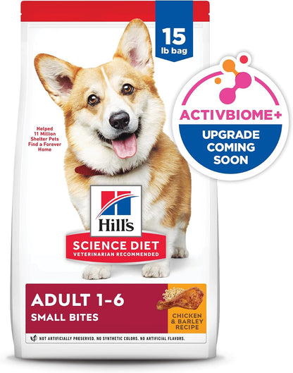 Hill's Science Diet Adult Small Bites – One Clean Recipe for Daily Small Breed Feeding