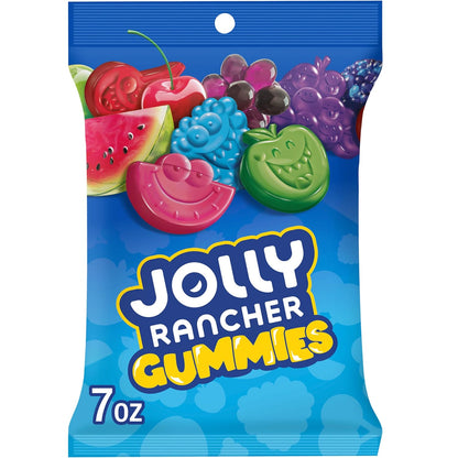 JOLLY RANCHER Gummies Assorted Fruit Flavored Candy Bag – Conference Room Snack Bowl for Meetings, Client Visits, and Team Gatherings