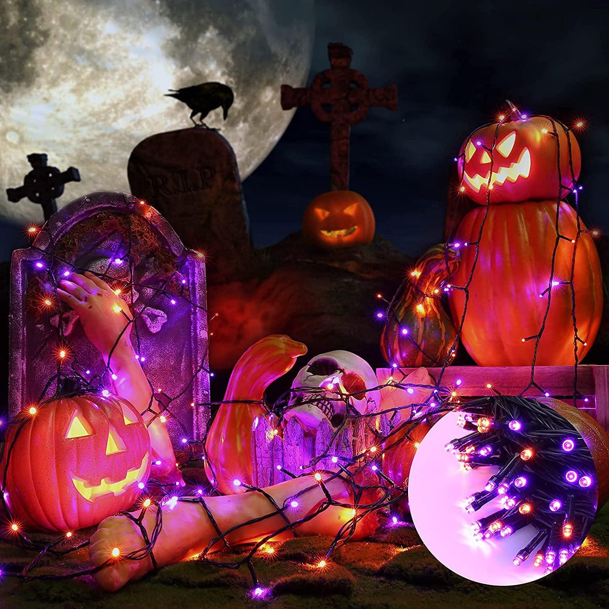Joomer Halloween Fairy Lights – Child Safe Nursery Accent, IP44 Waterproof