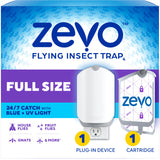 Zevo Light-Based Gnat Catcher – Restorative Sleep Without Buzzing or Harsh Sprays