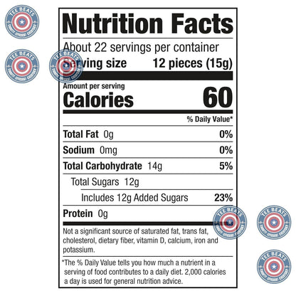Lemonhead Hard Lemon Candy – Senior Afternoon Snack for Home Pantry, 12 oz Bag