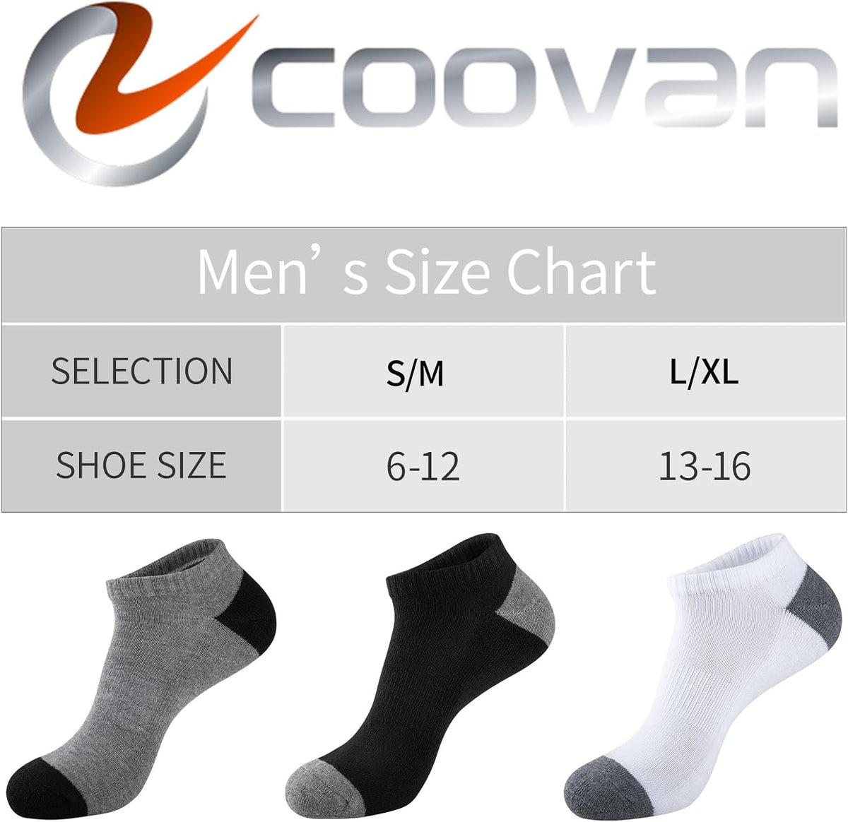 low-cut / no-show ankle height designed for sneakers