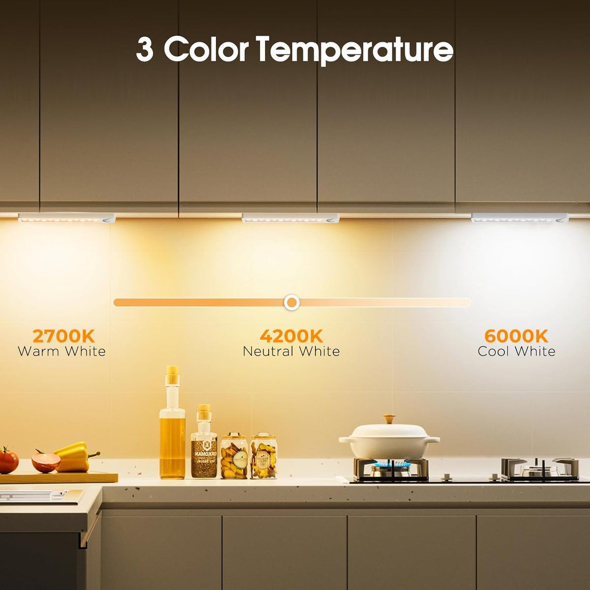 LuminBeam Ambient Closet Light – Warm 2700K Accent for Bookshelves and Display Cabinets, Polished Aluminum