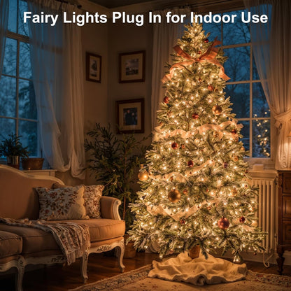 Lumionix Glow String Fairy Lights – Safe Around Sleep, Kids and Pets, UL Certified Low Voltage