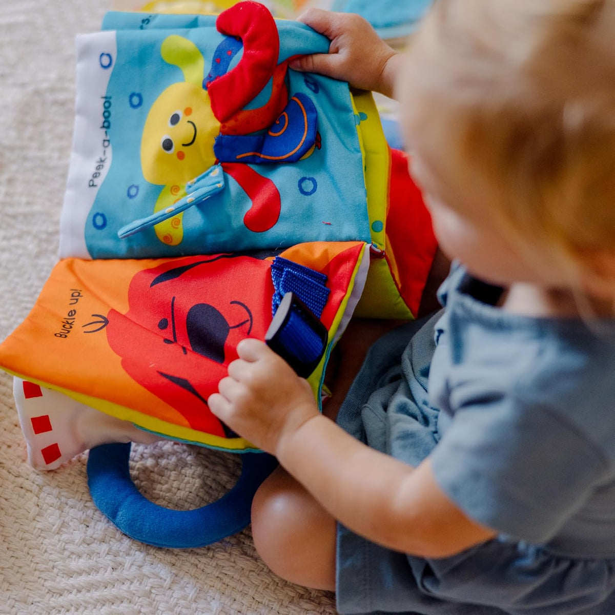 Melissa & Doug Baby Activity Book – Grandparent-Approved Keepsake Gift and On-the-Go Tummy Time Companion