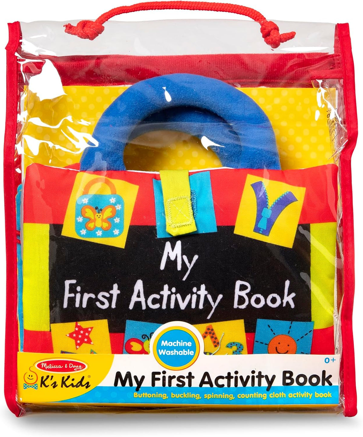 Melissa & Doug Baby Activity Book – Grandparent-Approved Keepsake Gift and On-the-Go Tummy Time Companion