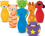 Melissa & Doug Animal Bowling Friends Active Play Set, Balance and Movement Toy Encouraging Mindful Toddler Exercise