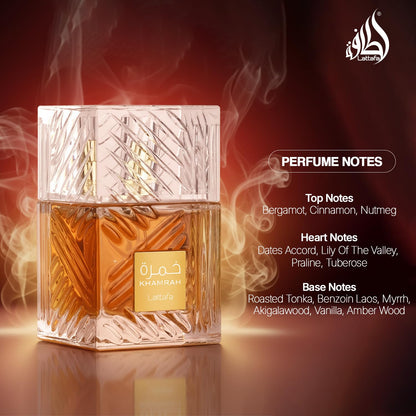multi-layered aromatic spicy composition with top, middle, and base note structure