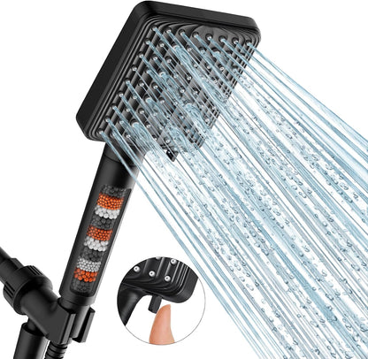 multi-stage filtration cartridge with mineral stone beads pre-installed
