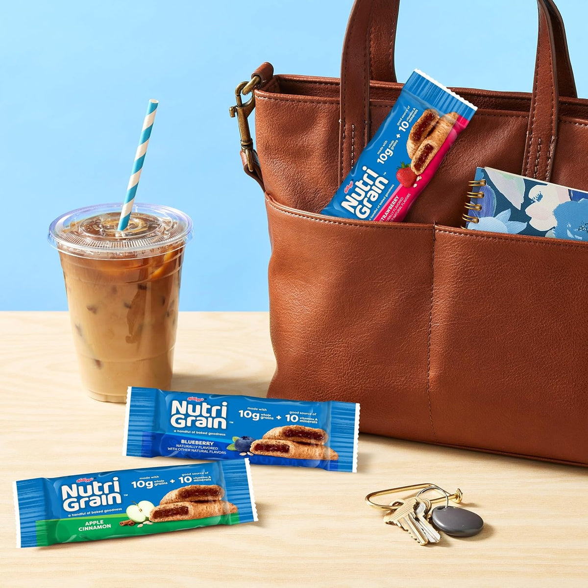 Nutri-Grain Fruit Breakfast Bars – Backpack Snack for School-Age Kids, Individually Wrapped 64 Bars