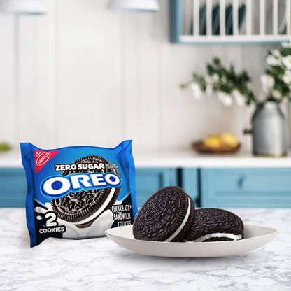 OREO Double Stuf Zero Sugar Variety Pack – Thoughtful Birthday Gift for Mom, Pre-Portioned Snack Box for Office or Pantry