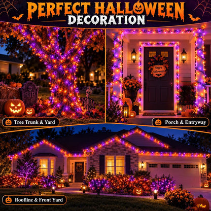 OZS 2-Pack Halloween LED Lights – Child-Safe Nursery and Bedroom Accent, UL Certified Adapter