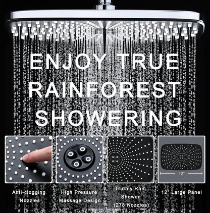 patented diverter knob to switch between rainfall, handheld, or combined flow (patent us0d1058748s)